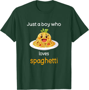 Kids Spaghetti Shirt Boys I Love Spaghetti Kids Spaghetti Lover T-Shirt - T-Shirt | Forest