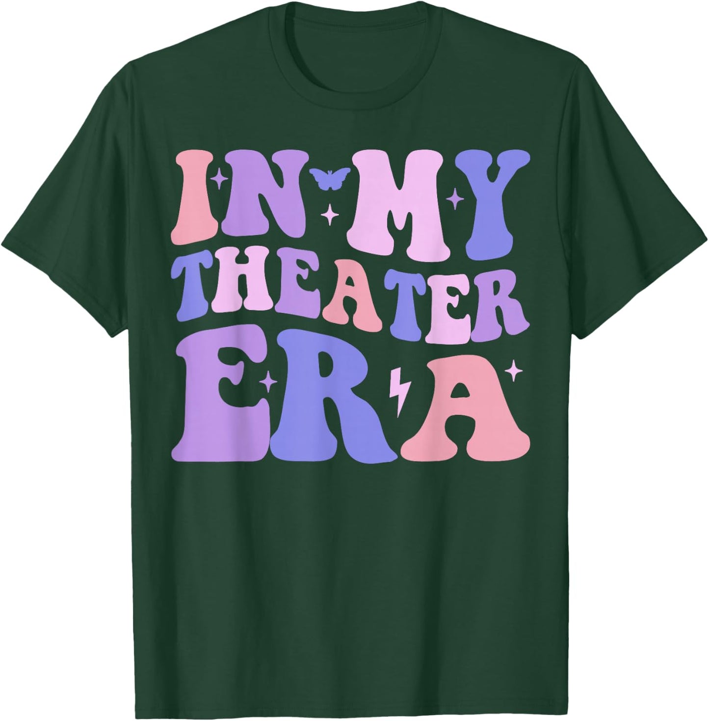 Groovy in My Theater Era Theater Lover Acting Teacher Girl T-Shirt - T-Shirt | Forest