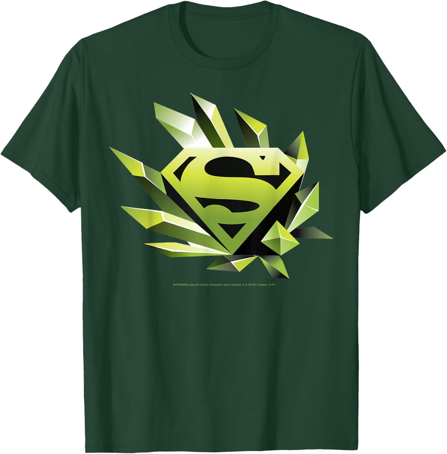 DC Comics Superman Kryptonite Chest Logo T-Shirt - T-Shirt | Forest