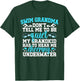 Swim Grandma Funny Swimming Grandma Of A Swimmer Grandma T-Shirt - T-Shirt | Forest