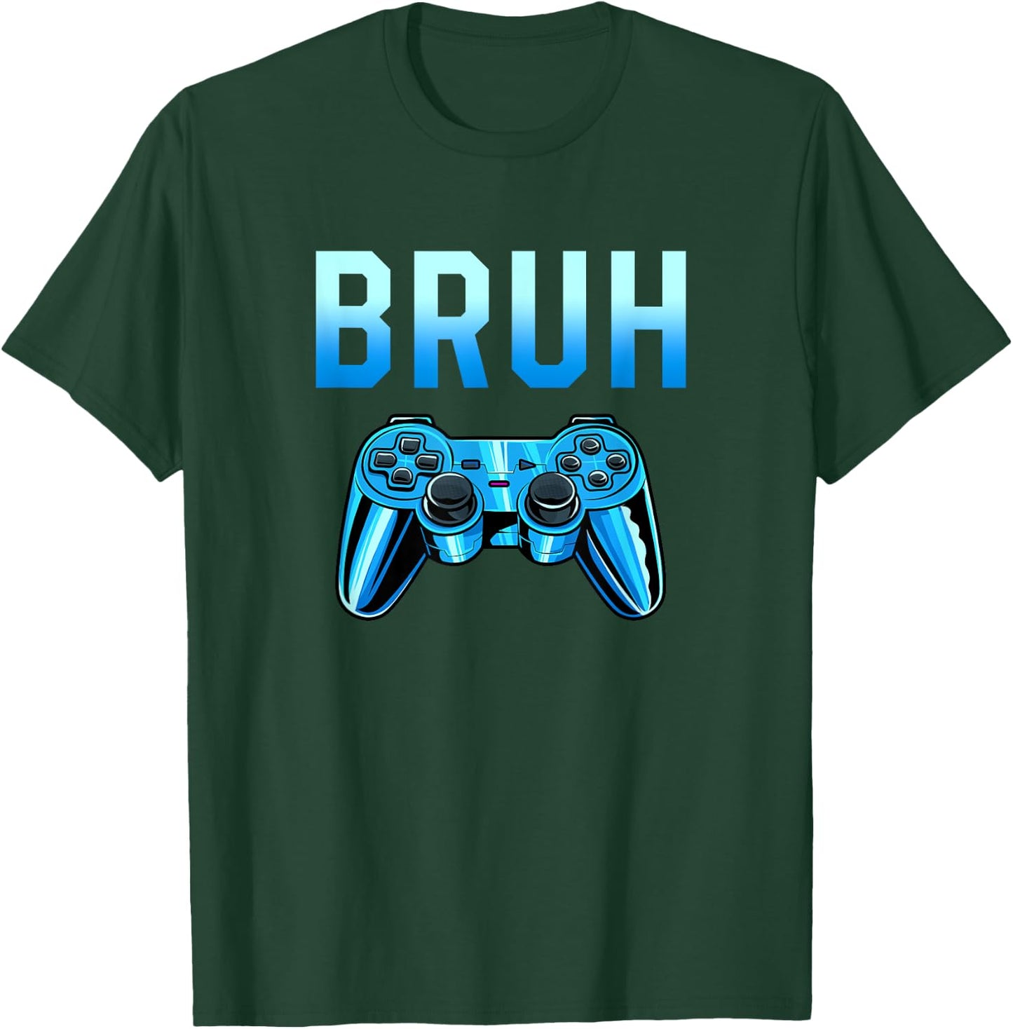 Bruh Meme Gamer Birthday Funny Saying Brother Teens Boys T-Shirt - T-Shirt | Forest