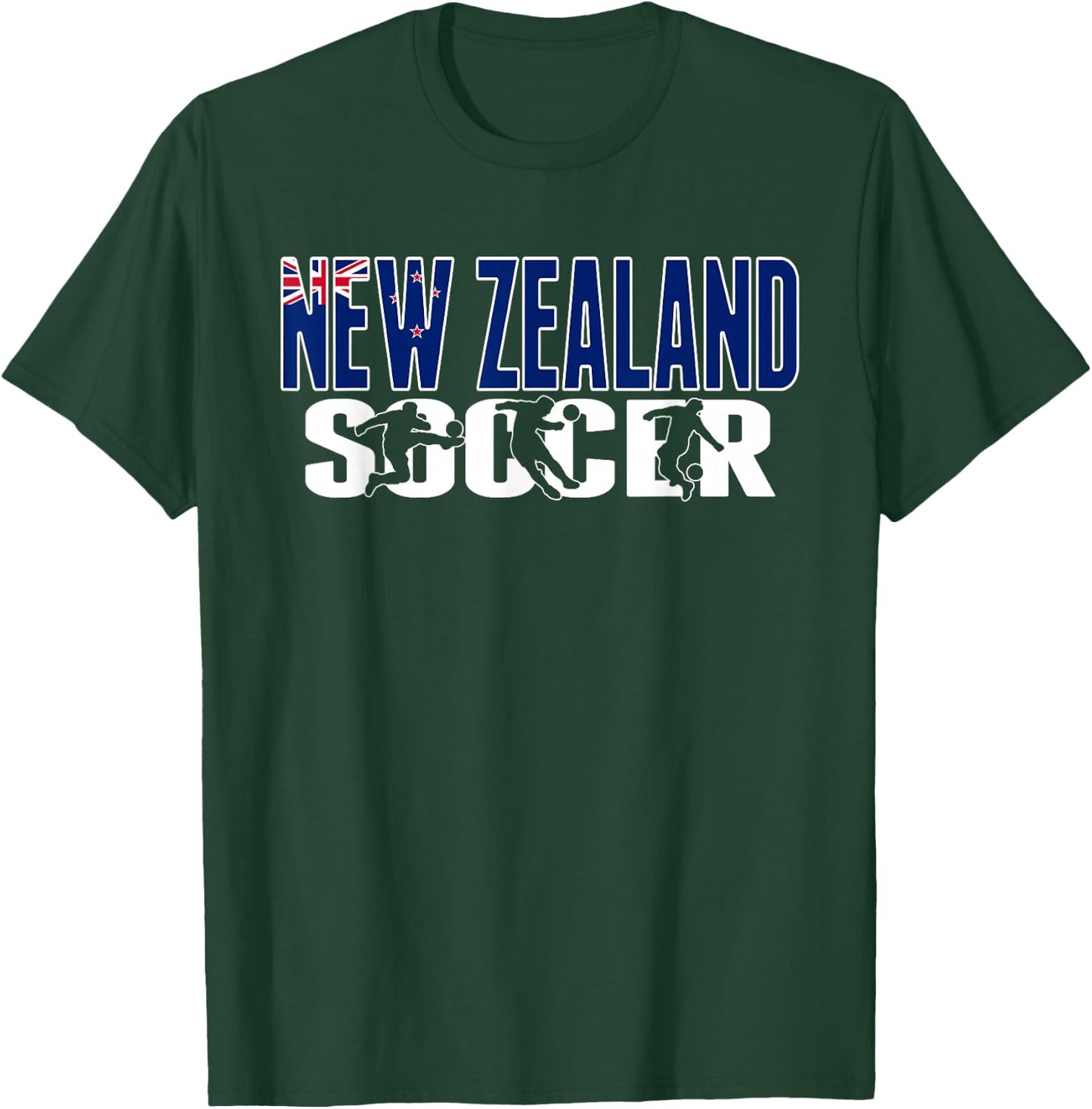 New Zealand Soccer Lovers Jersey - New Zealand Football Fans T-Shirt - T-Shirt | Forest