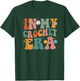 Funny Groovy In My Crochet Era Men Women T-Shirt - T-Shirt | Forest