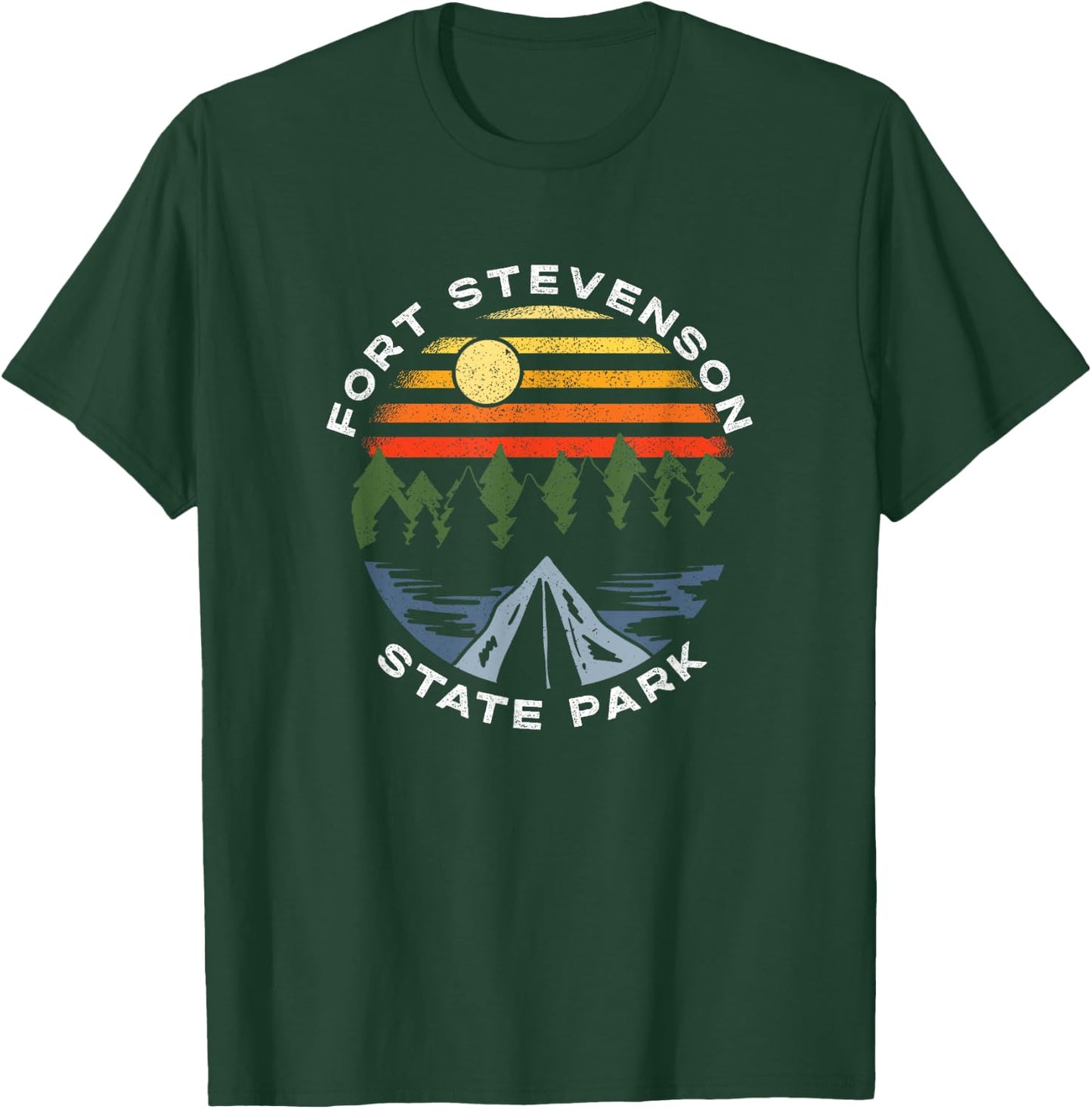 Fort Stevenson State Park North Dakota Camping Vacation T-Shirt - T-Shirt | Forest