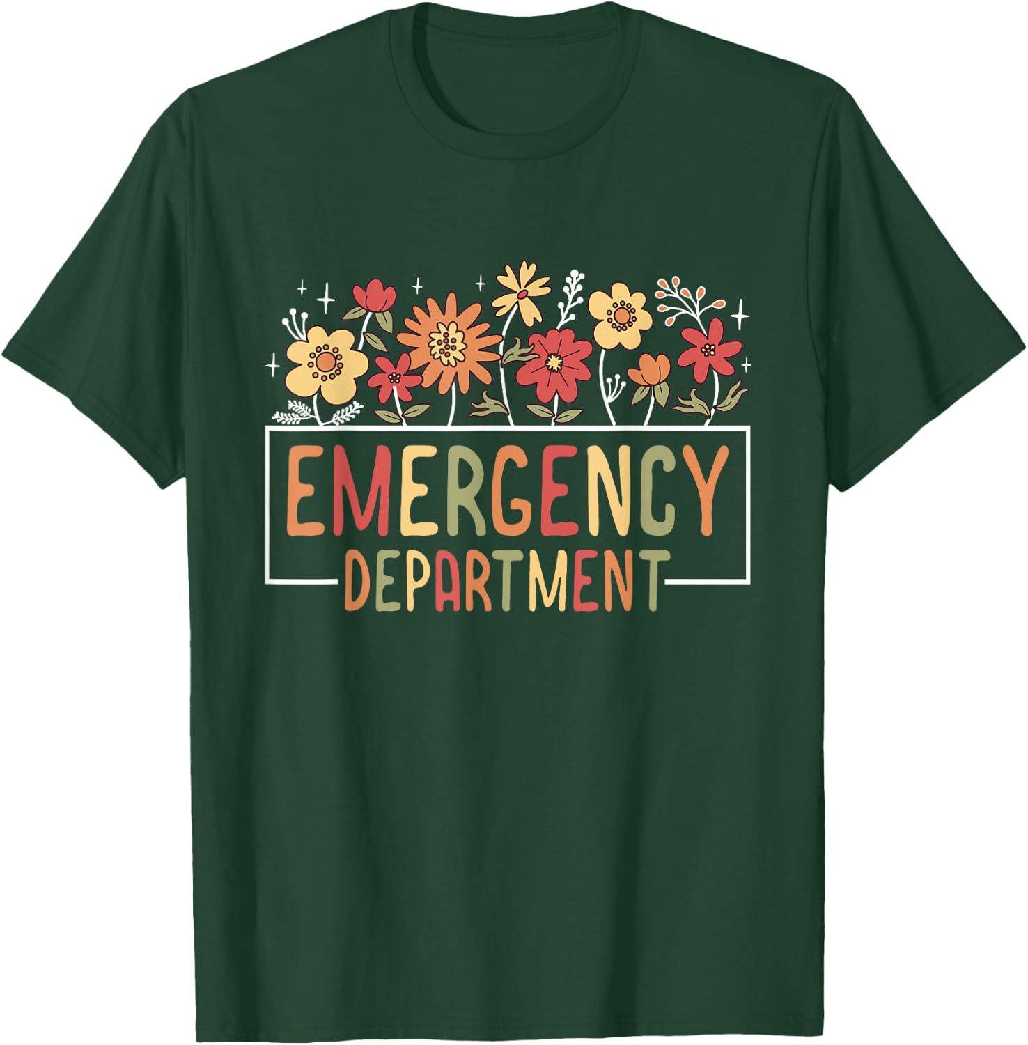 Emergency Department Emergency Room Healthcare Nursing T-Shirt - T-Shirt | Forest