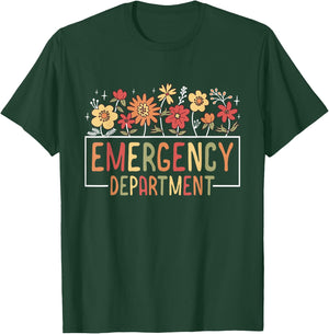 Emergency Department Emergency Room Healthcare Nursing T-Shirt - T-Shirt | Forest
