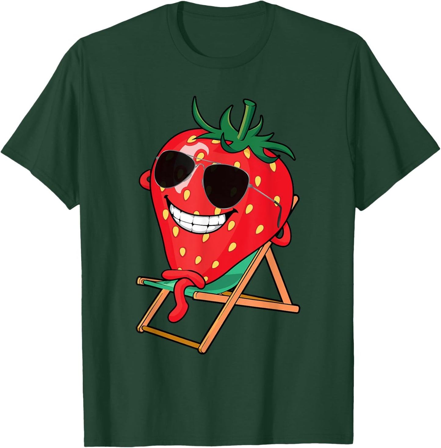 Cute Strawberry Design Women Strawberry Fruit Lover T-Shirt - T-Shirt | Forest