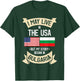 Bulgaria American Flag USA Bulgarian Roots Gifts Women Girls Kids Men T-Shirt - T-Shirt | Forest