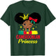 Cameroonian Princess Cameroon Girl Melanin Cameroonian Flag T-Shirt - T-Shirt | Forest