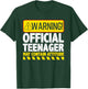 Official Teenager Art For Boys Girls Teen 13 Year Old B-Day T-Shirt - T-Shirt | Forest