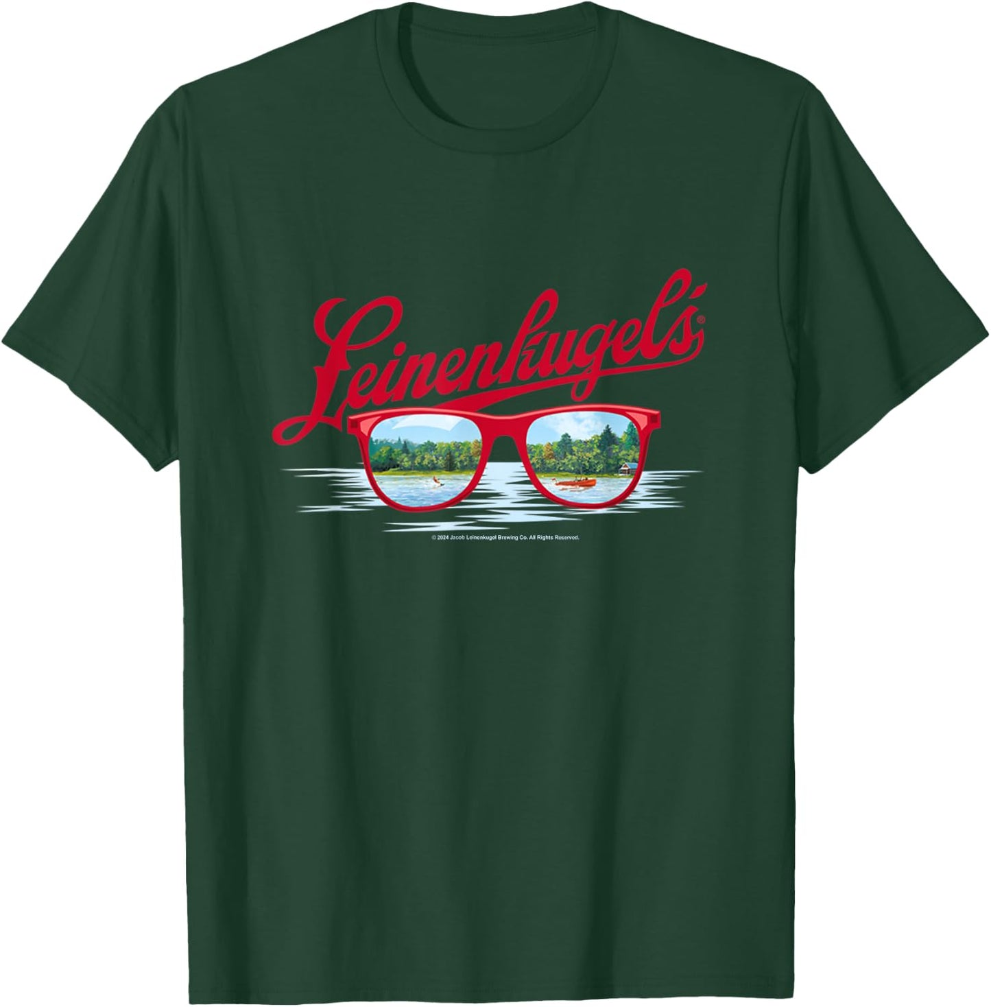 Coors Brewing Company Leinenkugel's Landscape Sunglasses T-Shirt - T-Shirt | Forest