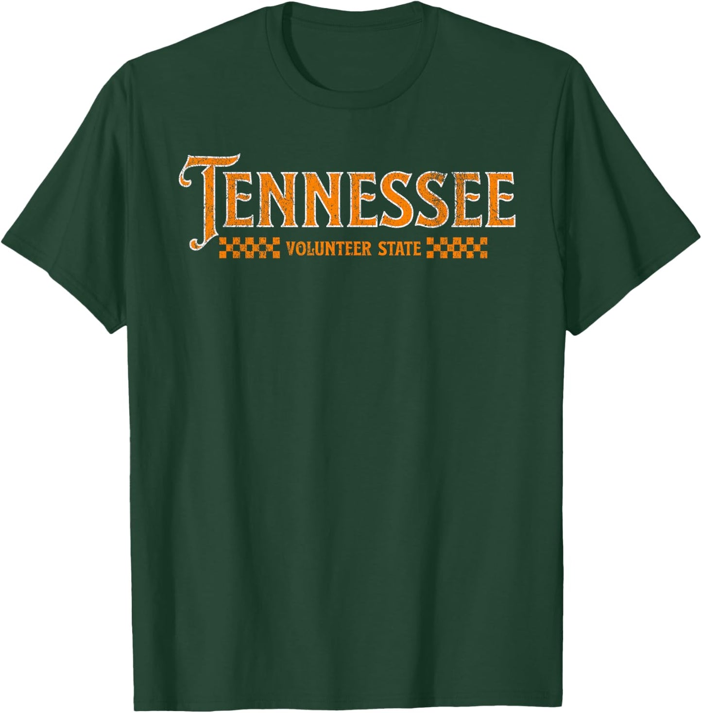 Vintage Tennessee Volunteer State, TN Orange Coonhound T-Shirt - T-Shirt | Forest
