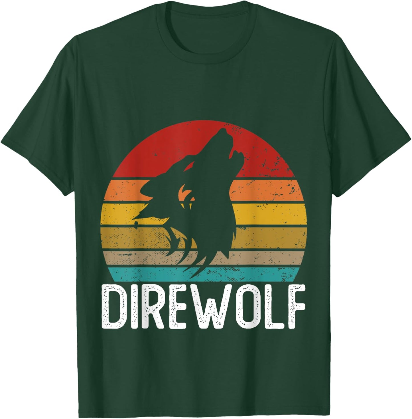 Retro Direwolf Shirt Cute Funny Direwolves T-Shirt - T-Shirt | Forest
