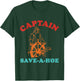 Captain Save-A-Hoe Vintage Design T-Shirt - T-Shirt | Forest