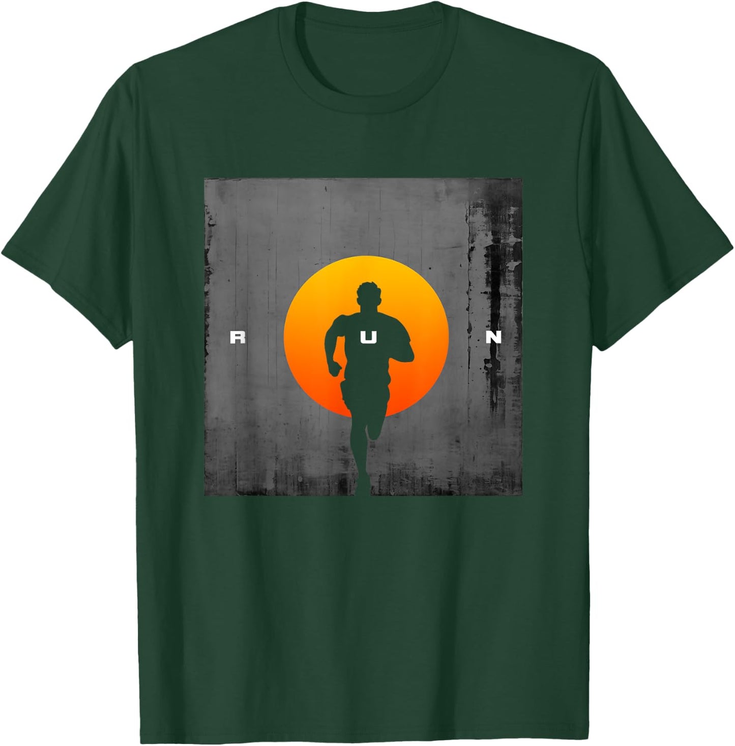 BASBO Run Runner Running , Small, Black T-Shirt - T-Shirt | Forest