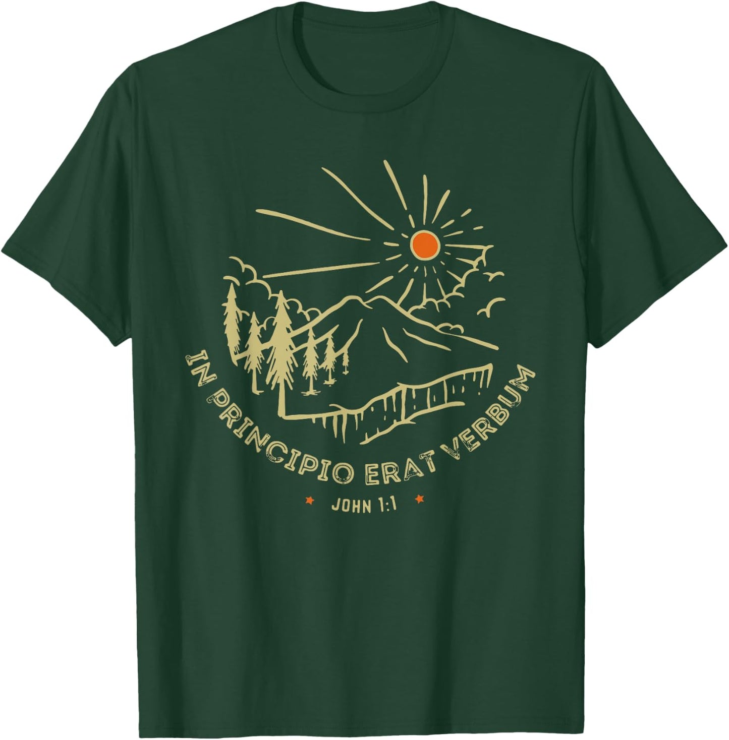 In Principio Erat Verbum, John 1:1, Classical Conversations T-Shirt - T-Shirt | Forest