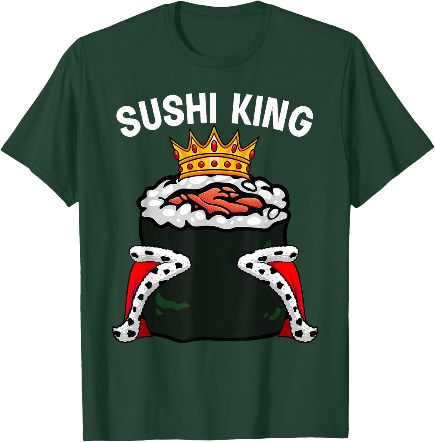 Cool Sushi Art Boys Kids Japanese Food Sushi Lover T-Shirt - T-Shirt | Forest