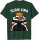 Cool Sushi Art Boys Kids Japanese Food Sushi Lover T-Shirt - T-Shirt | Forest