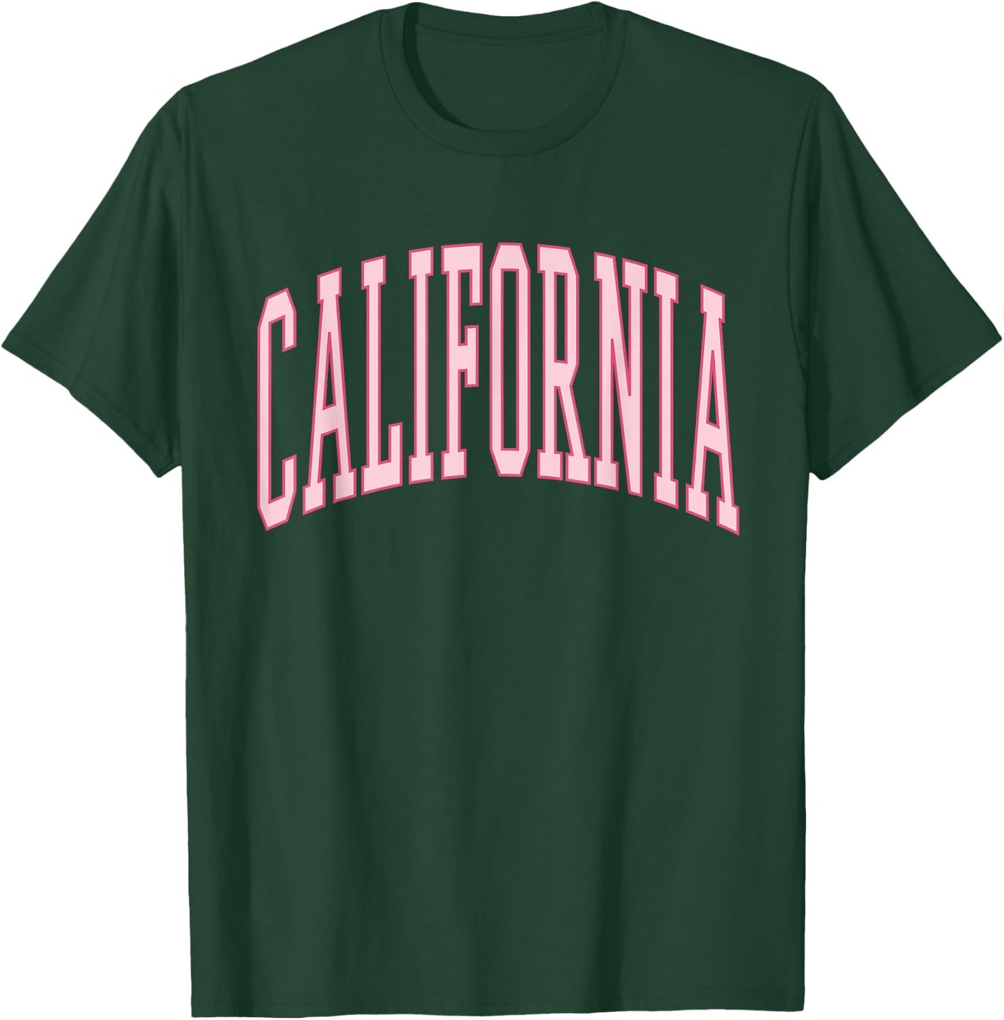California Cute Preppy Aesthetic Tweens Teen Girls T-Shirt - T-Shirt | Forest