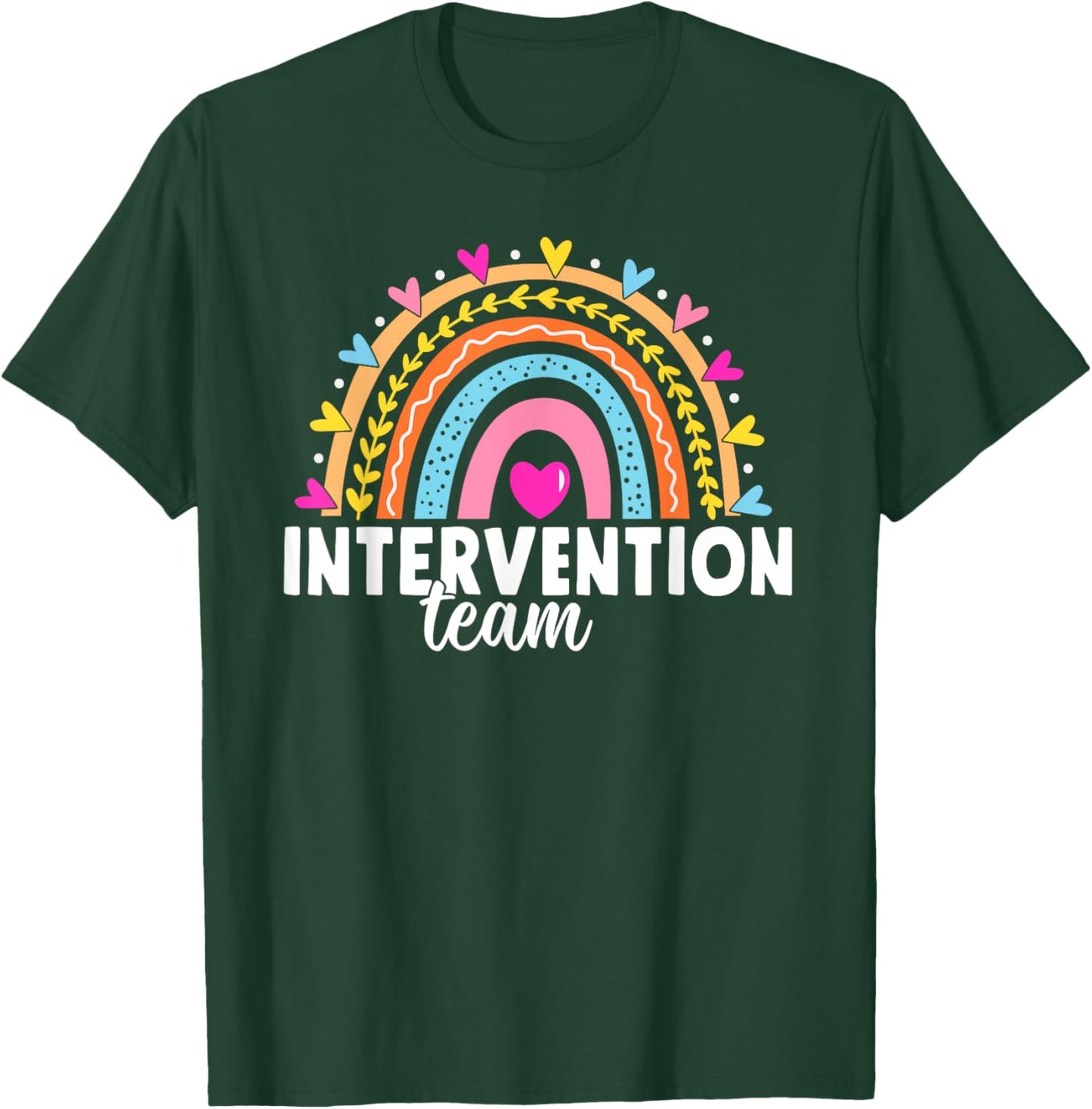 RTI Team Response Intervention Teacher School Squad T-Shirt - T-Shirt | Forest