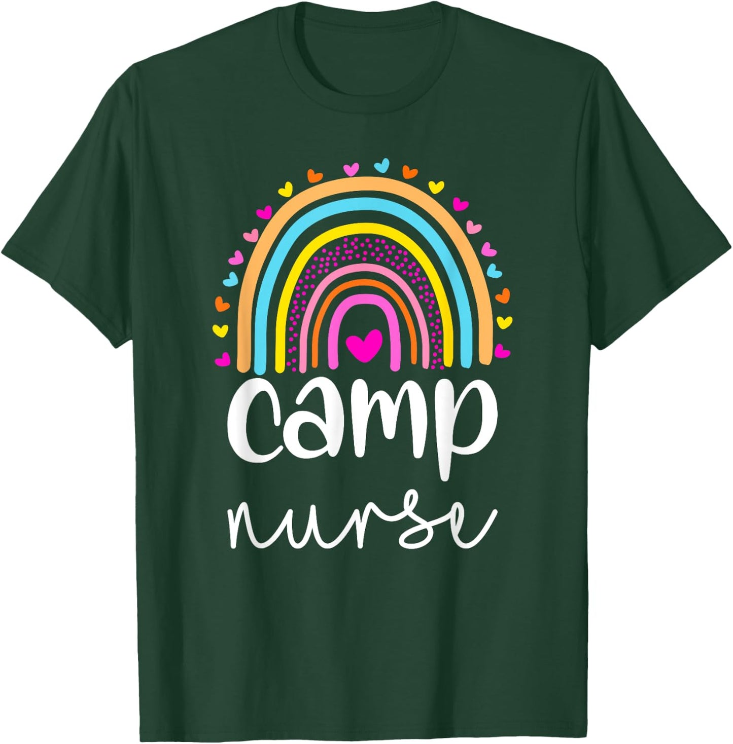 Camp Nurse Camp Nurse Nurses Day T-Shirt - T-Shirt | Forest