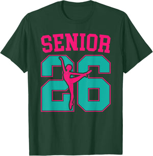 Dance Senior 2026 Class Of 2026 Dancing Senior T-Shirt - T-Shirt | Forest
