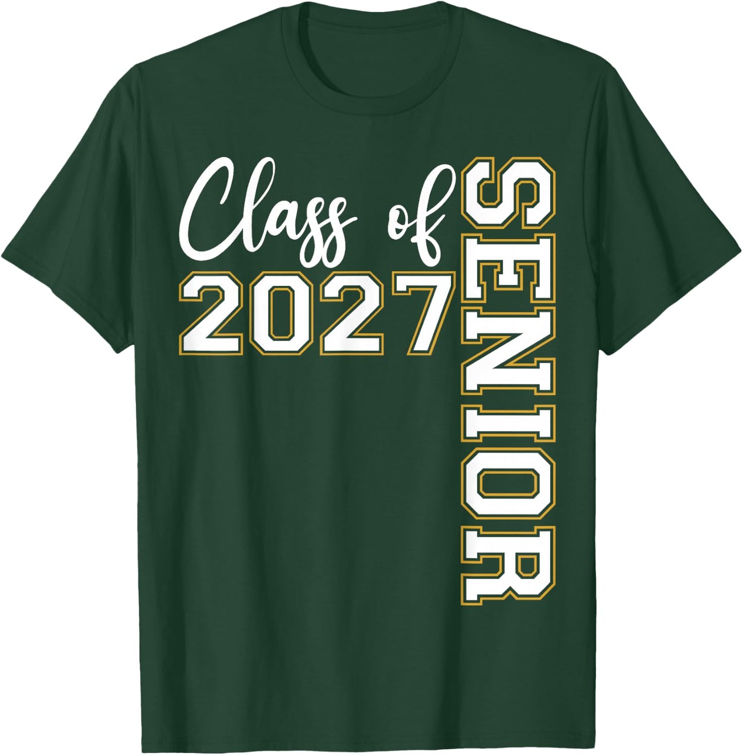 Senior Class of 2027 Graduation T-Shirt - T-Shirt | Forest