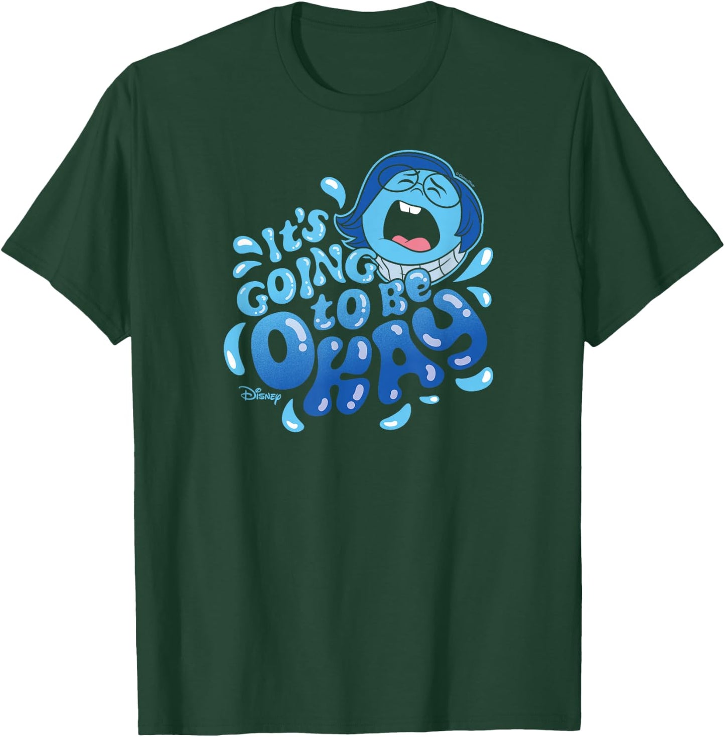 Inside Out 2 - Sadness Emotion Character Going to Be Okay T-Shirt - T-Shirt | Forest