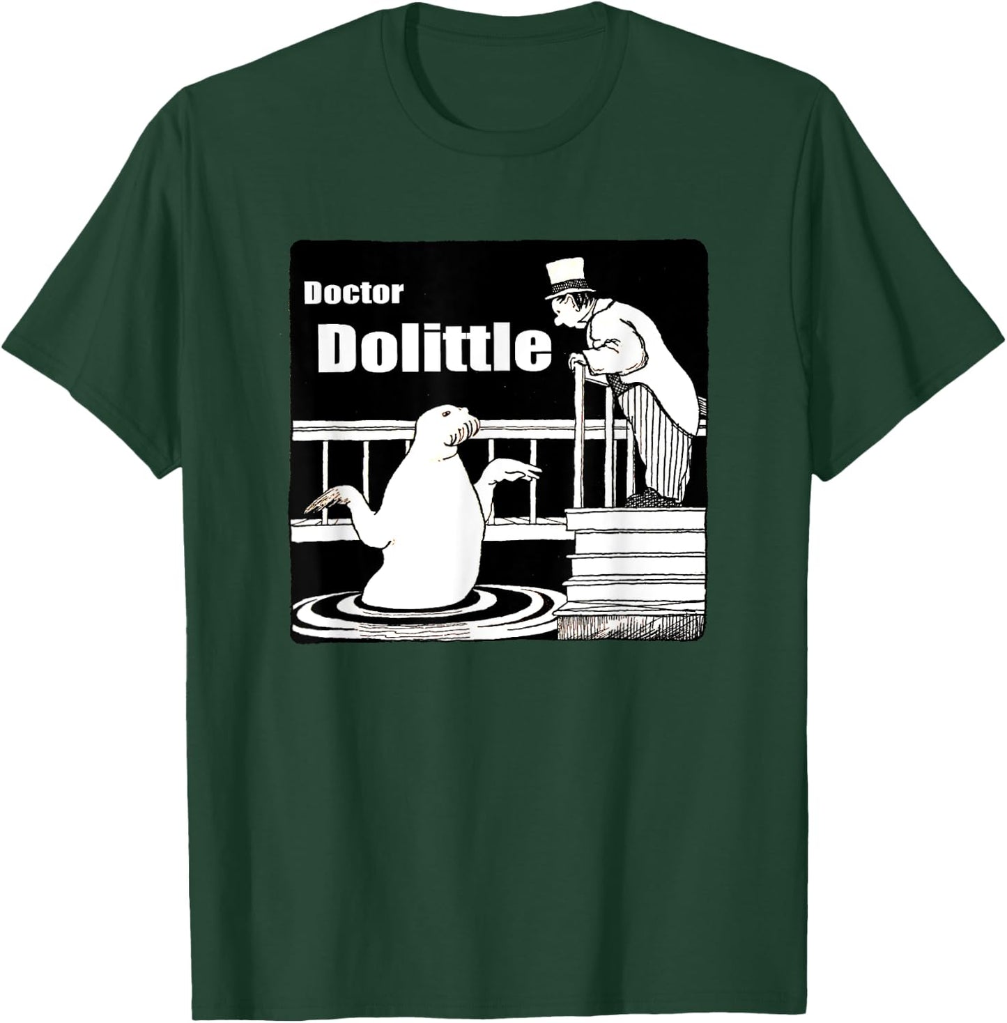 Dr Dolittle Speaking with A Walrus T-Shirt - T-Shirt | Forest