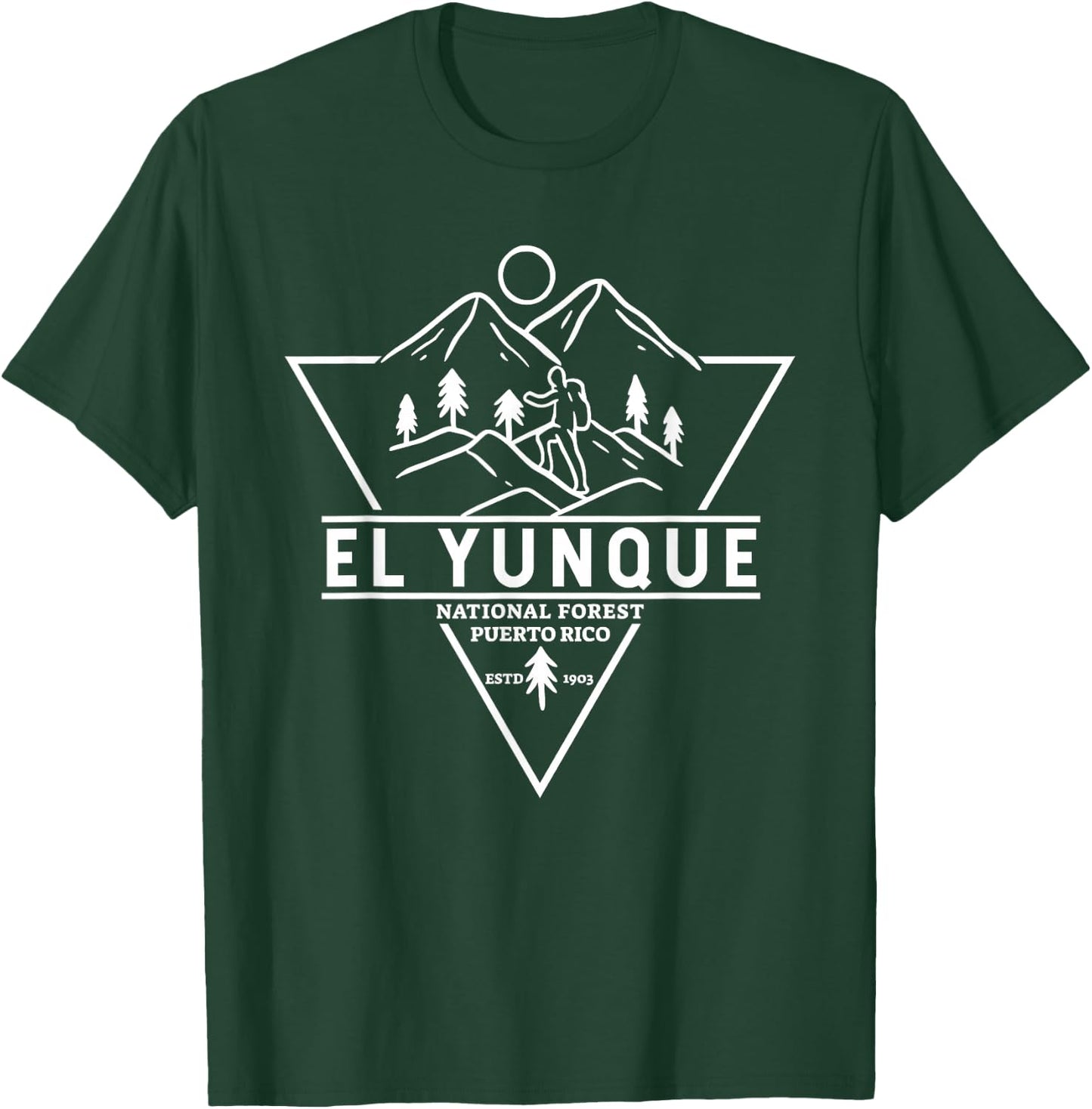 El Yunque National Forest Puerto Rico Badge T-Shirt - T-Shirt | Forest