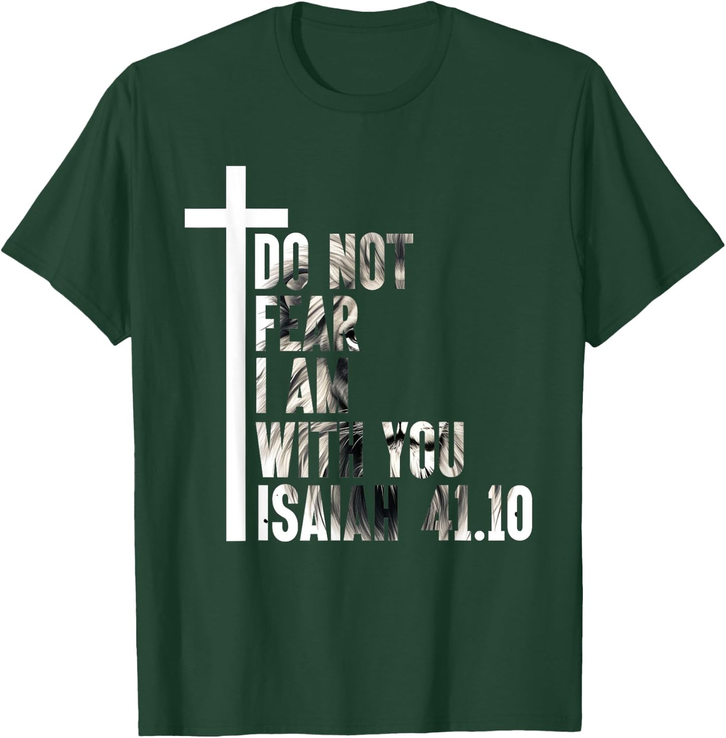 Christian Bible Verse Lion Of Judah Jesus God , Small, Black T-Shirt - T-Shirt | Forest