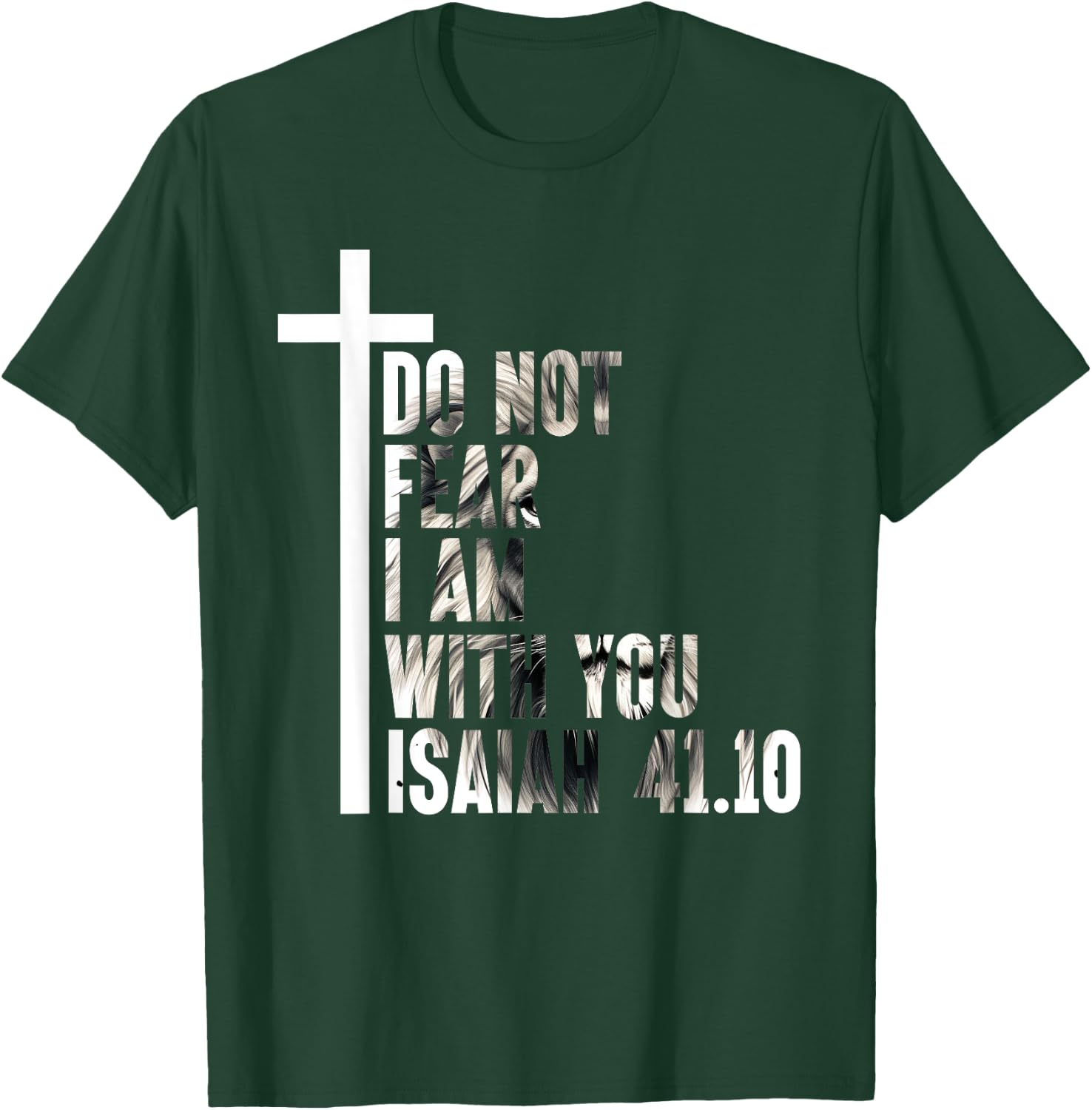 Christian Bible Verse Lion Of Judah Jesus God , Small, Black T-Shirt - T-Shirt | Forest