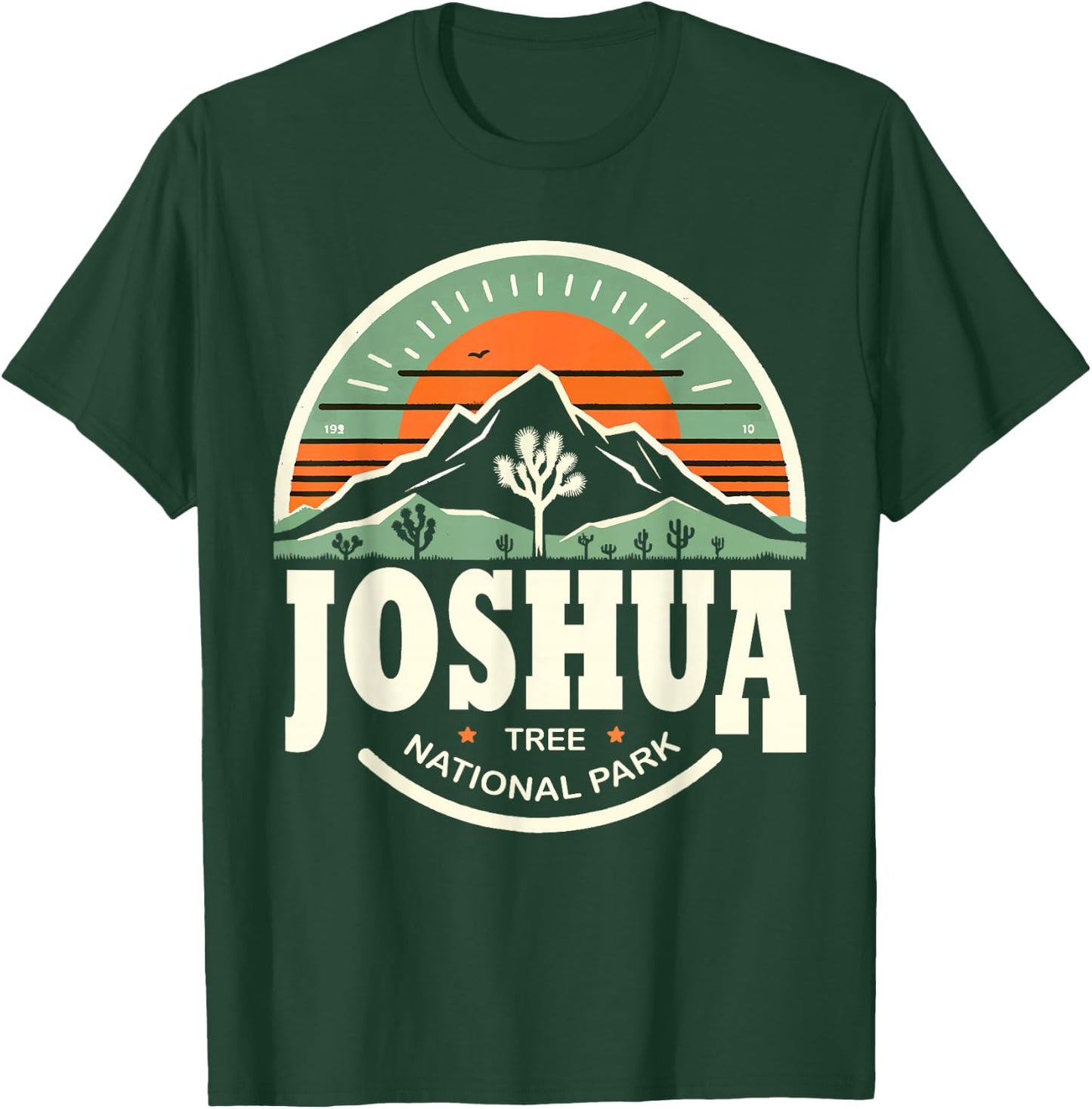 Joshua Tree Retro Vintage Hiking Camping California T-Shirt - T-Shirt | Forest