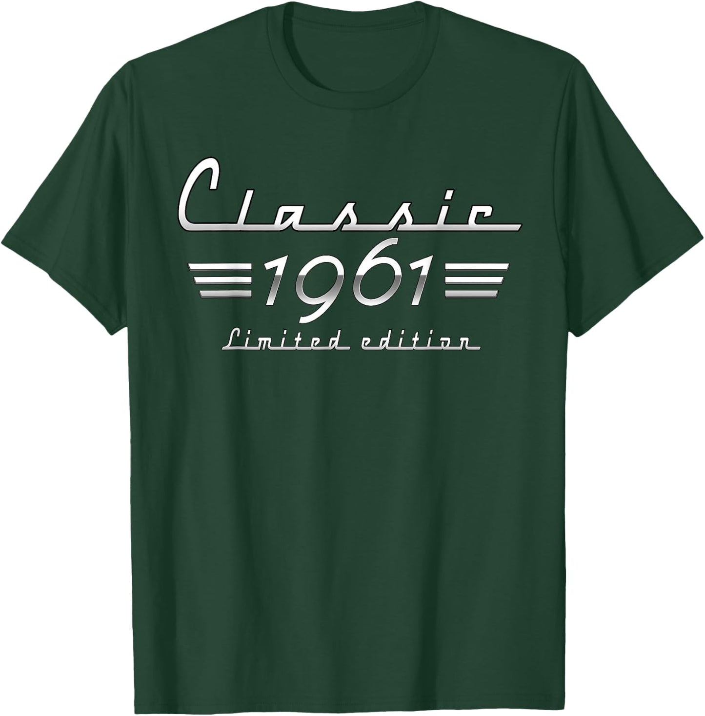 64 Year Old Gift Classic 1961 Limited Edition 64th Birthday T-Shirt - T-Shirt | Forest