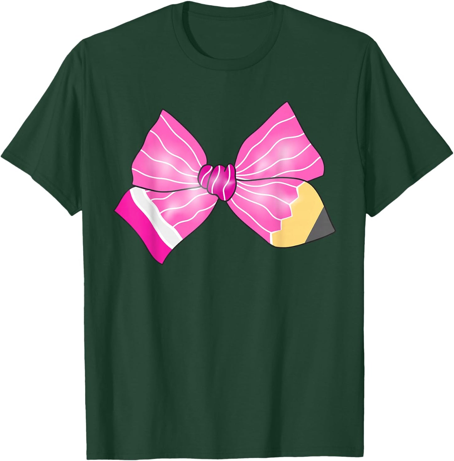 Coquette Bow Teacher Life Shirts Back To School T-Shirt - T-Shirt | Forest
