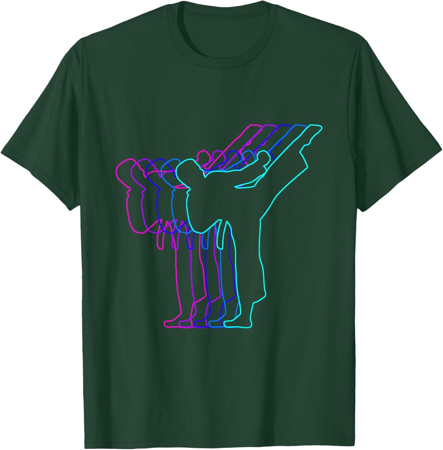 Taekwondo Taekwondoin Gift Clothes For Boys Youth Men Kids T-Shirt - T-Shirt | Forest