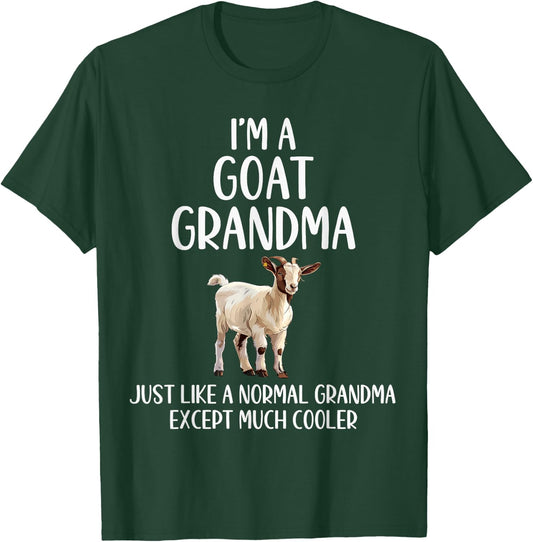 Goat Grandma Definition Animals Lover Farmer Mothers Day T-Shirt - T-Shirt | Forest