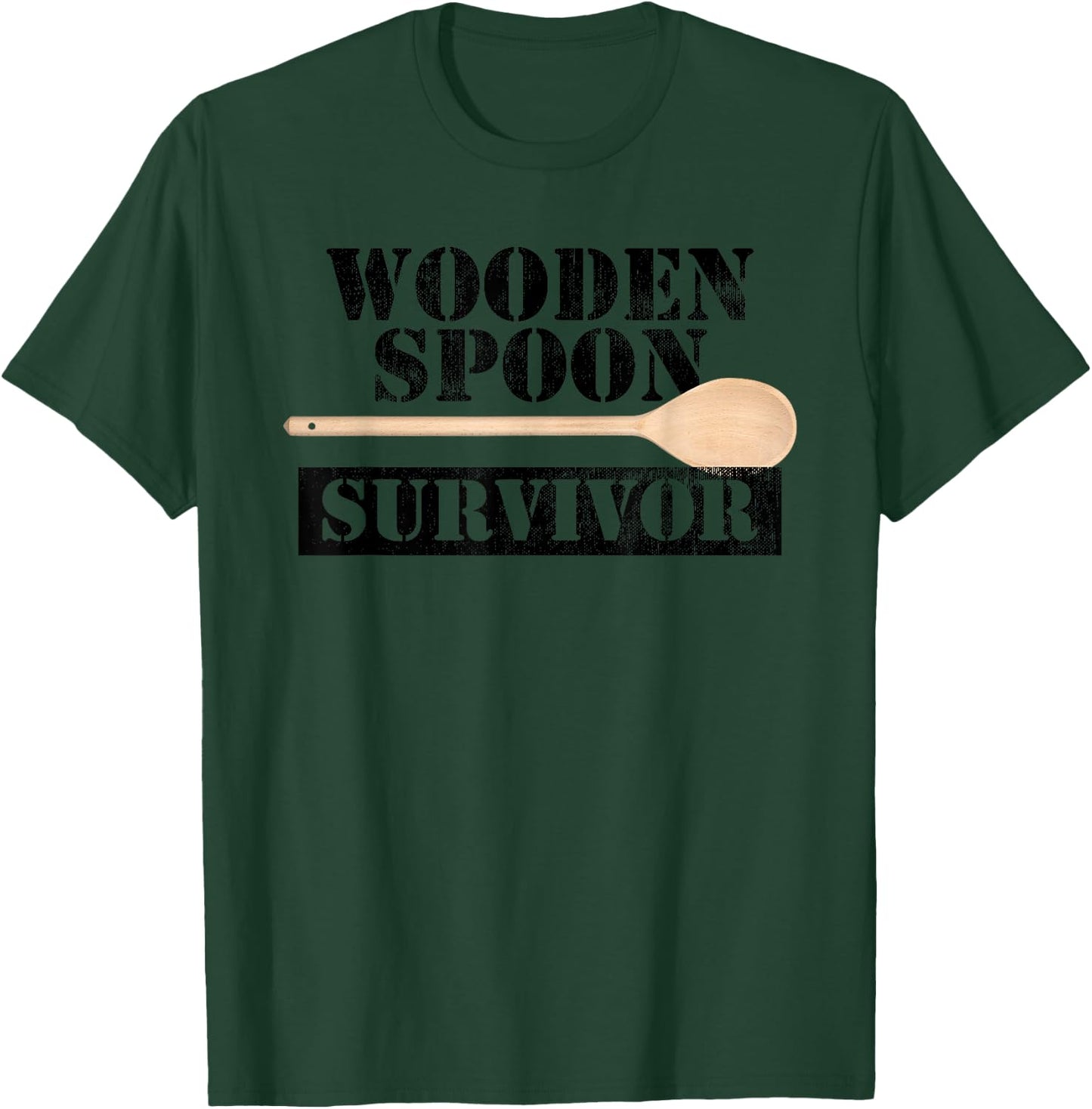 Funny Filipino Pride - Wooden Spoon Survivor T-Shirt - T-Shirt | Forest