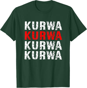 Poland saying Polish Kurwa Polska T-Shirt - T-Shirt | Forest
