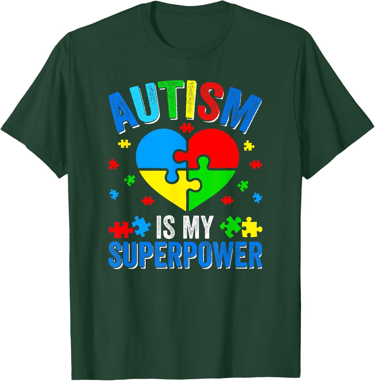 Autism Awareness T-Shirt - T-Shirt | Forest