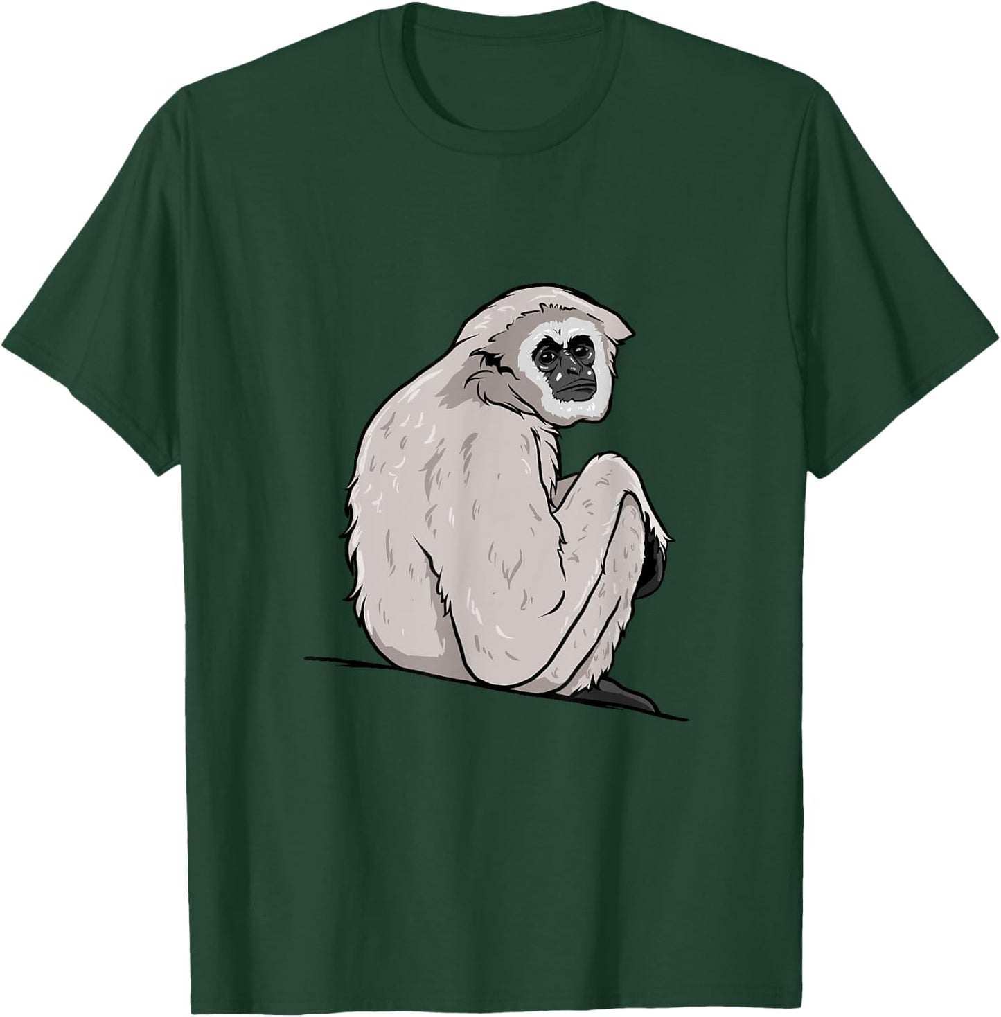 Gibbon Monkey T-Shirt - T-Shirt | Forest