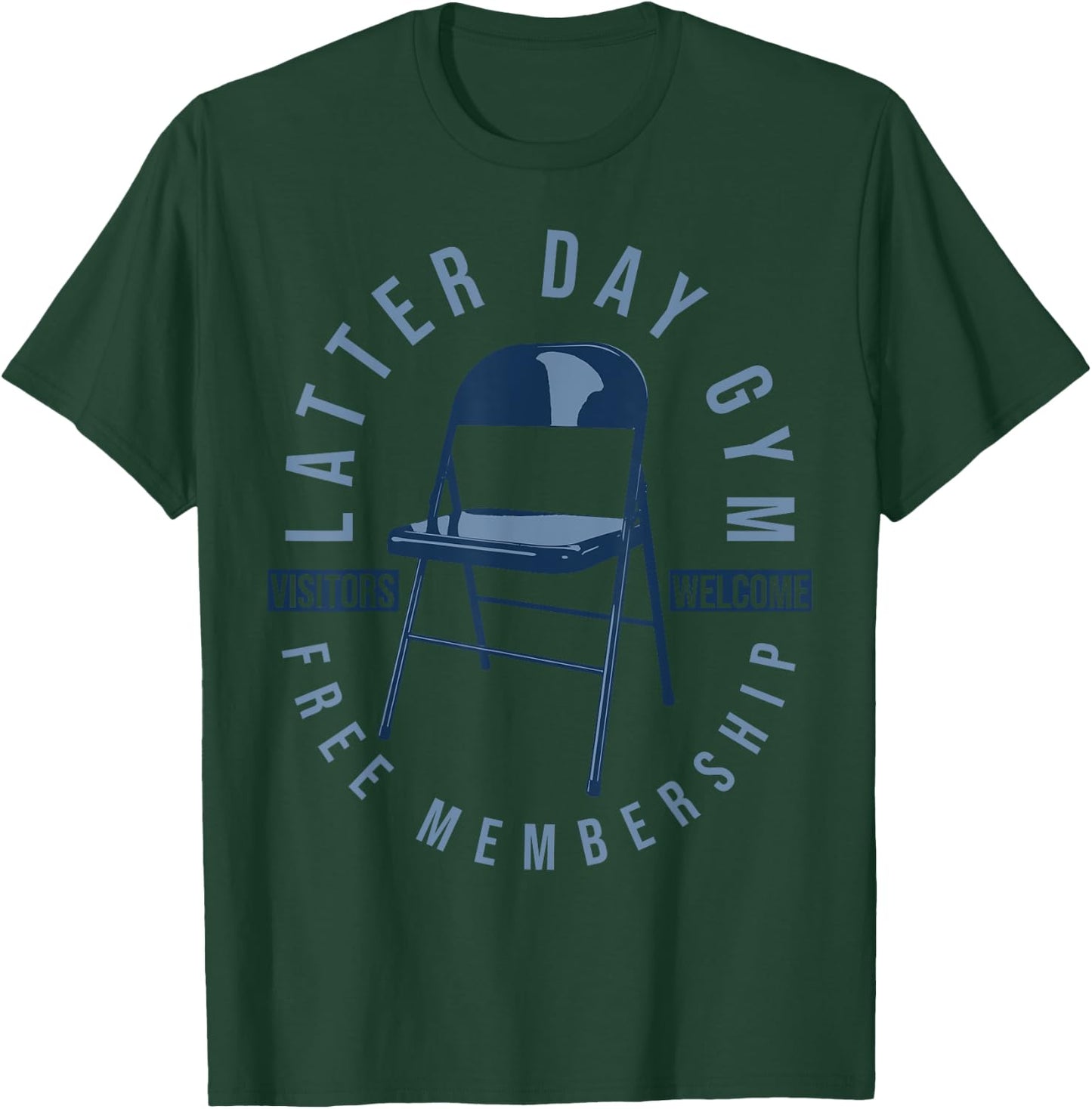 Latter-Day Gym Missionary LDS Church Funny Mormon T-Shirt - T-Shirt | Forest