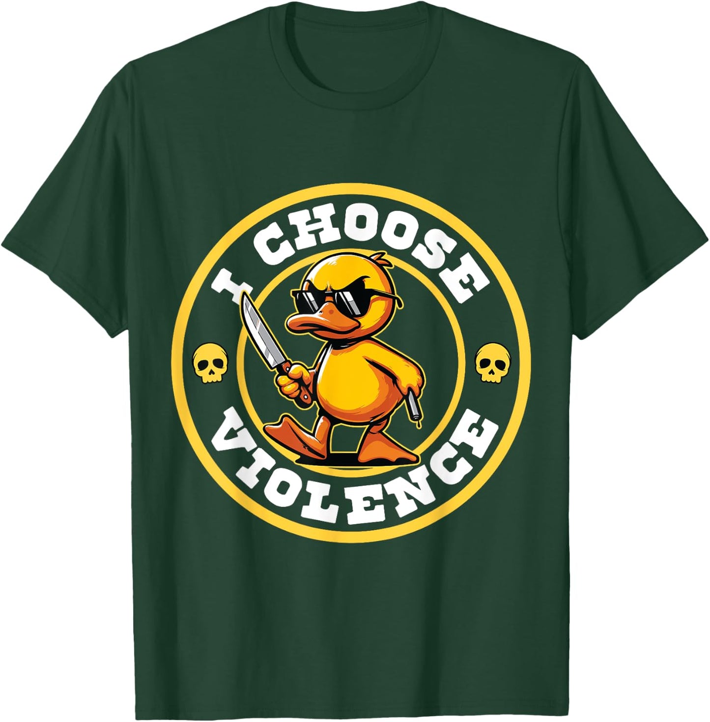 Duck Lover Art Men Women Boys Girls Rubber Duck Funny Ducks T-Shirt - T-Shirt | Forest