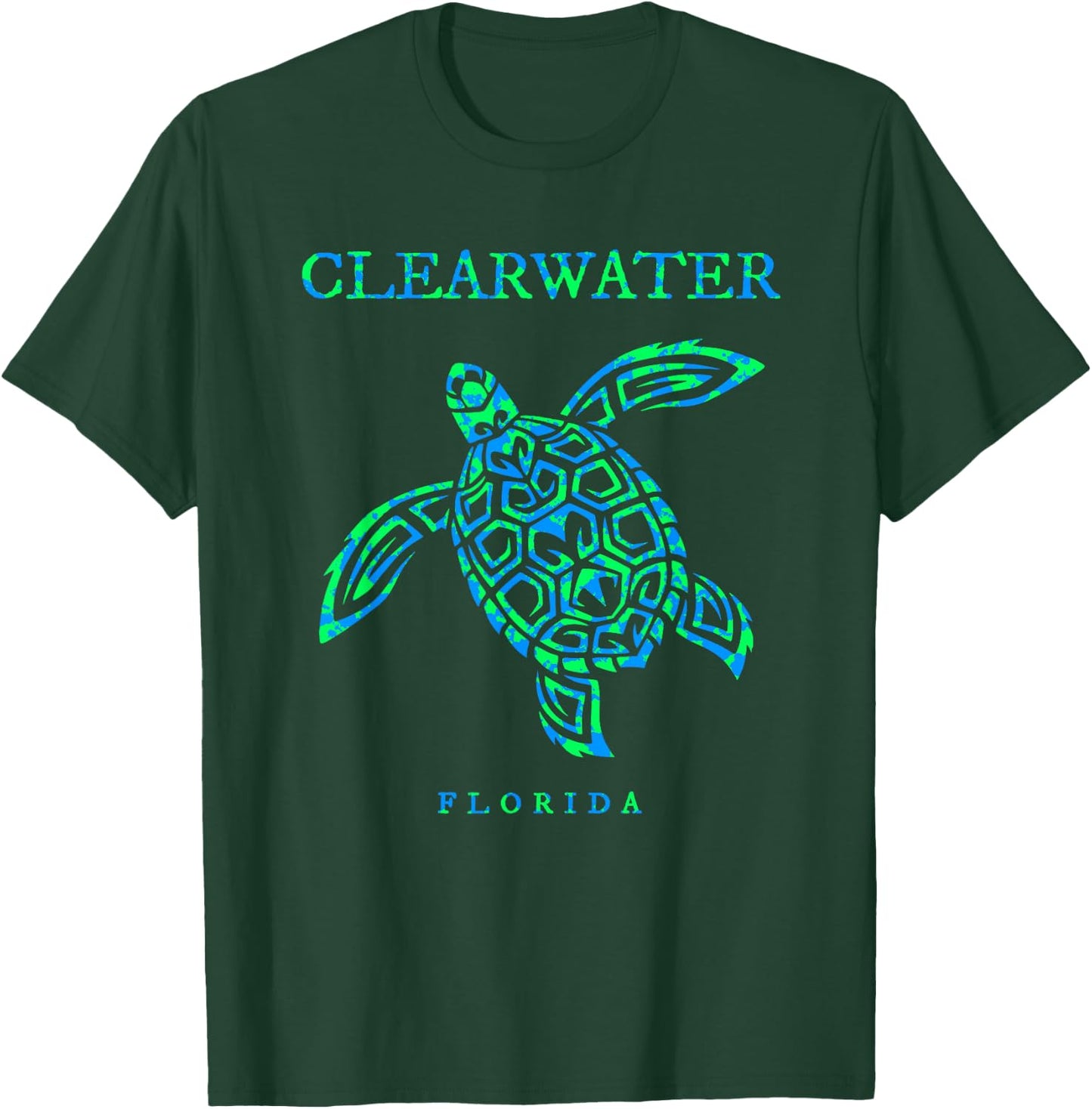 Clearwater Florida Sea Turtle Boys Girls Toddler T-Shirt - T-Shirt | Forest