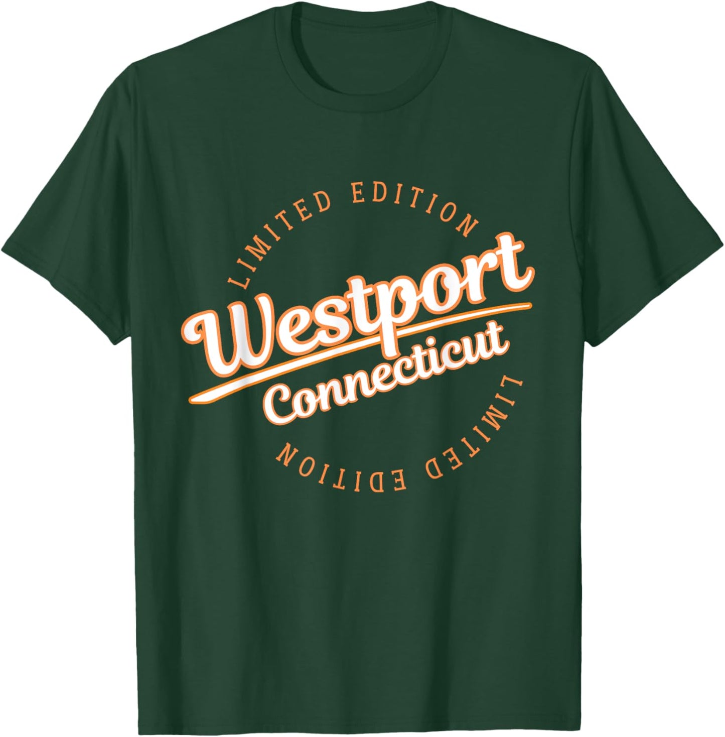 Retro Athletic Westport CT Apparel T-Shirt - T-Shirt | Forest