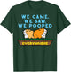 Guinea Pig We Came Saw Pooped Funny Cavy Pet Men Women Kids T-Shirt - T-Shirt | Forest