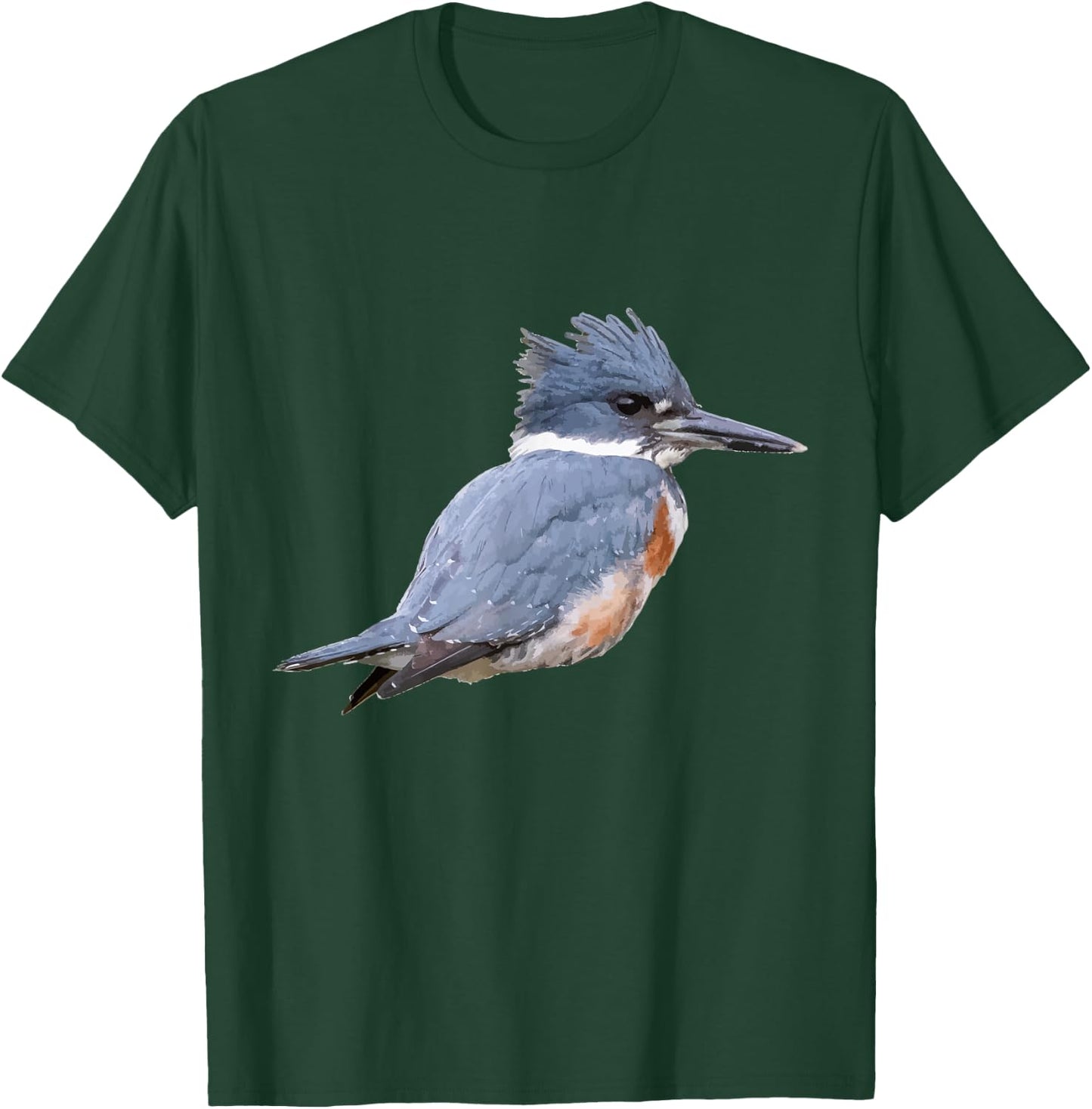 Belted Kingfisher Graphic T-Shirt - T-Shirt | Forest