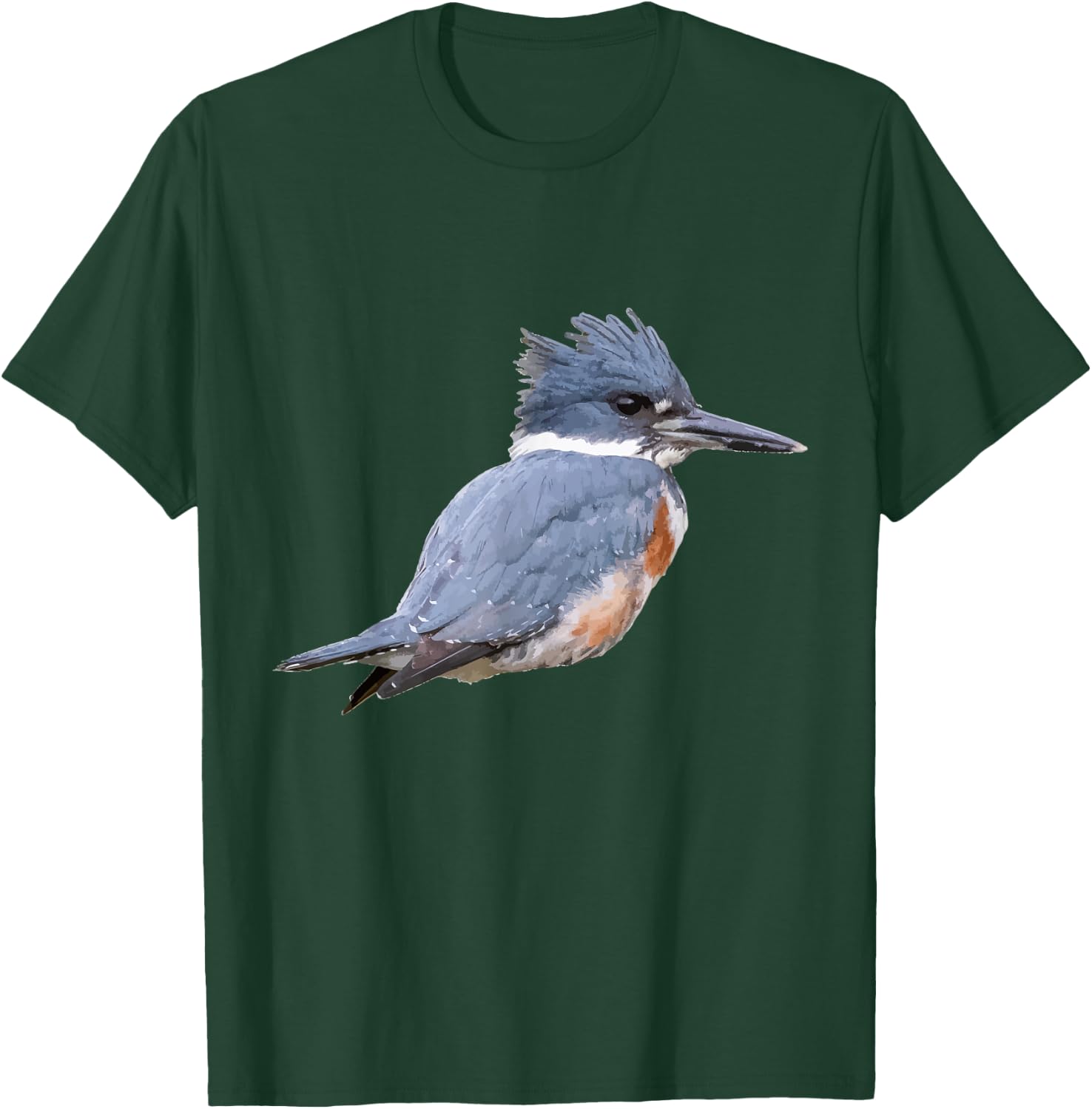 Belted Kingfisher Graphic T-Shirt - T-Shirt | Forest