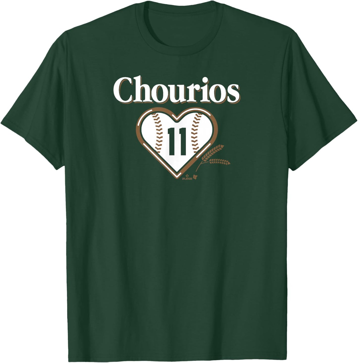 BreakingT - Jackson Chourio Chourios Milwaukee Baseball - Blue, Small, , Short Sleeve, Classic Fit, Polyester, Baseball Fans, Milwaukee Fans T-Shirt - T-Shirt | Forest