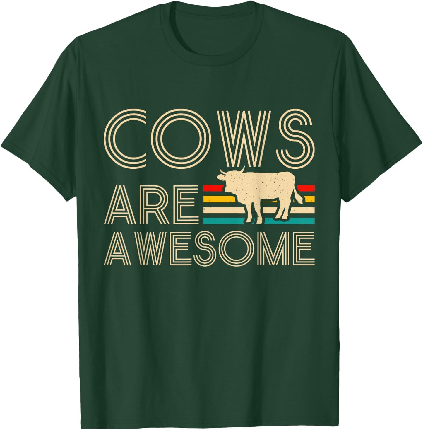 Cows Are Awesome T-Shirt - T-Shirt | Forest